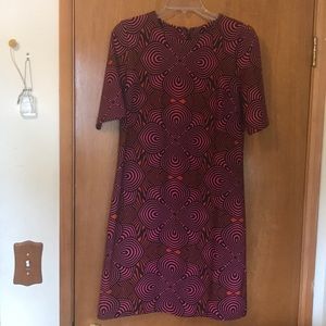 Taylor geometric print dress size 6